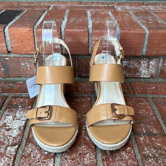 Liz Claiborne Marley Platform Wedge Sandal Women's Size 9.5 - Picture 2 of 9